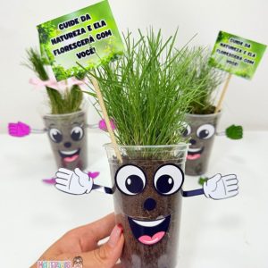 🌱 Plantinha no Copo – Um aprendizado que brota e encanta!