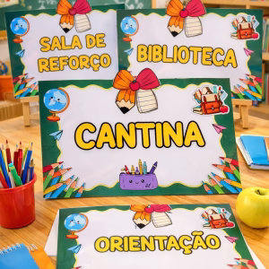 PLACAS PARA ESCOLA